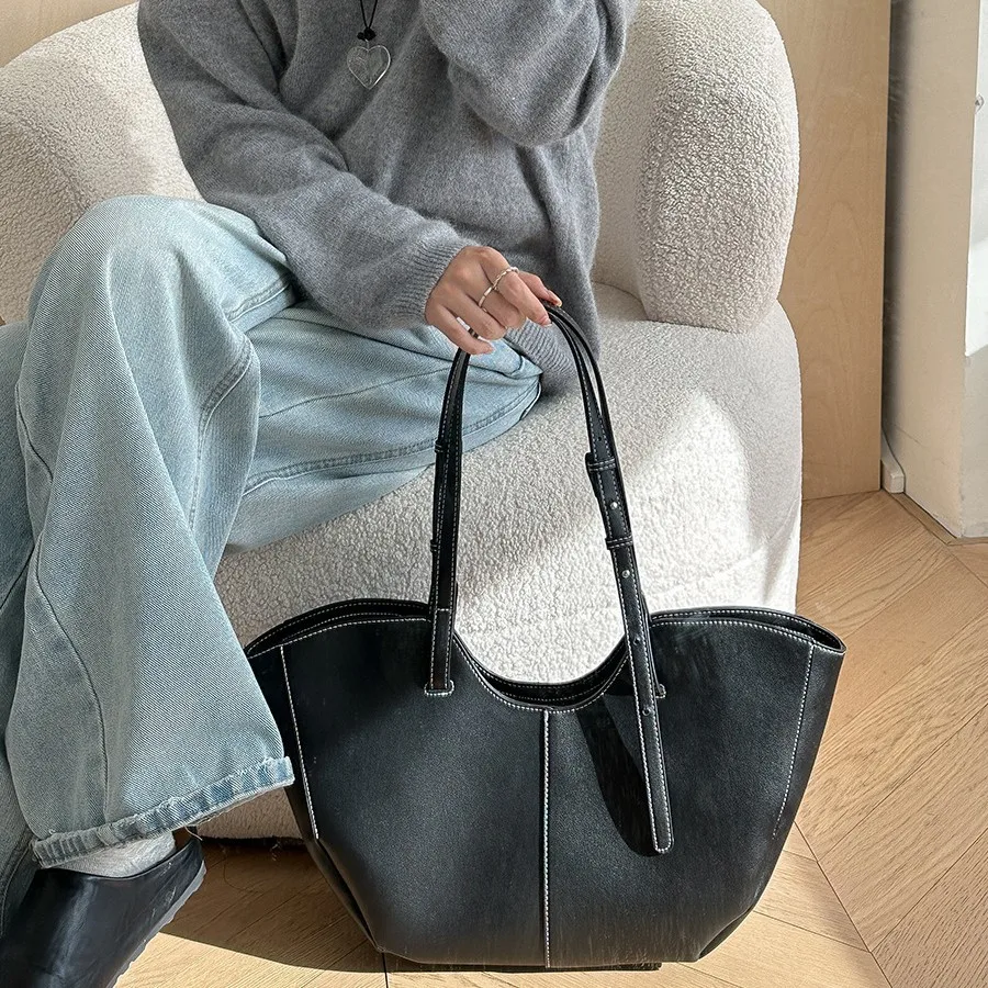 Vintage Women Handbag Large Ca - Luxury Bags Tote ulasan dan harga
